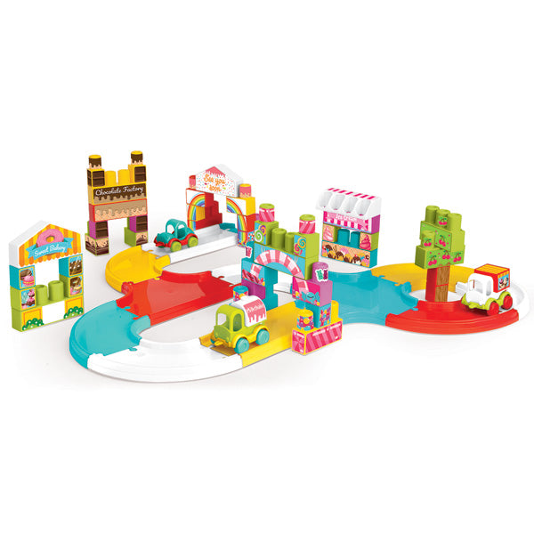 WADER SweetBabyTown-trasa z klockami 42000