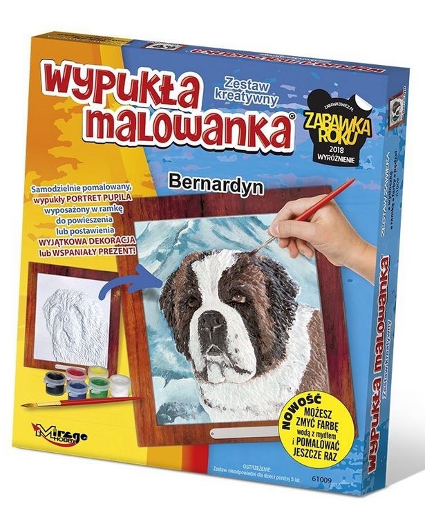 Mirage pies Bernardyn zestaw do malowania 61009