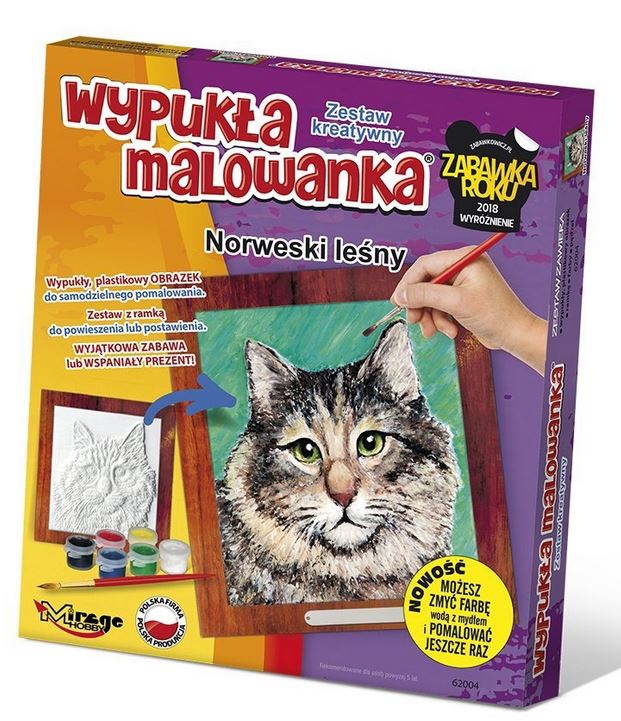 Mirage kot Norweski leśny zestaw do malow. 62004