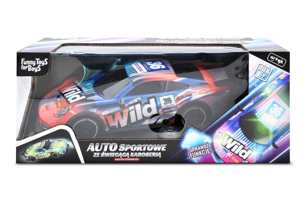 Toys for boys auto sportowe świecąca karoseria