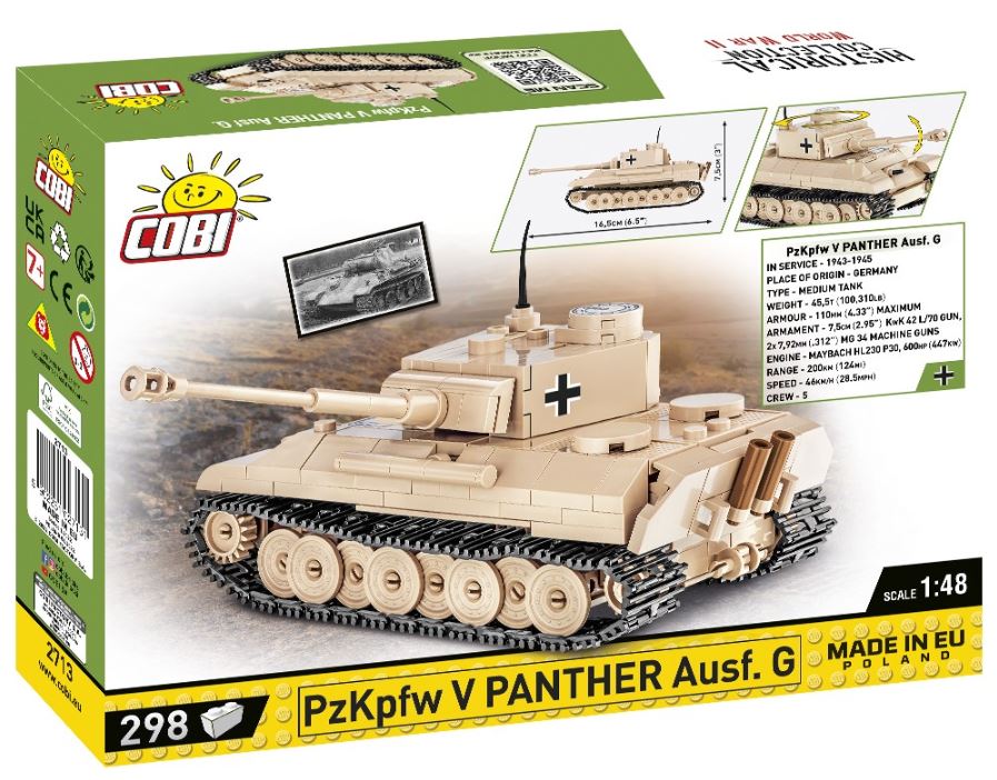 COBI HC WWII Panzer V Panther Ausf.G 308kl 2713