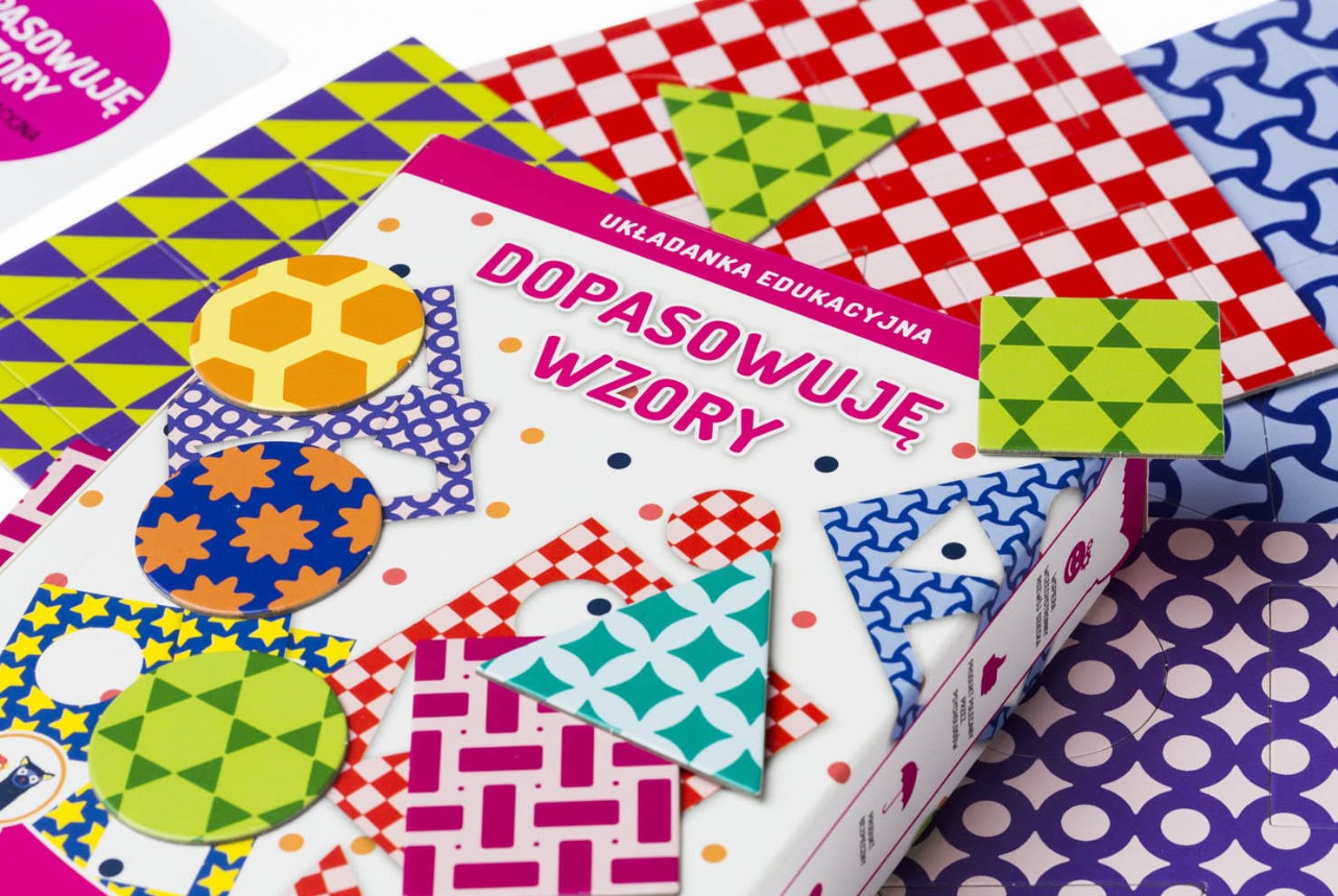 DOPASOWUJĘ WZORY Układanka edukacyjna 50910