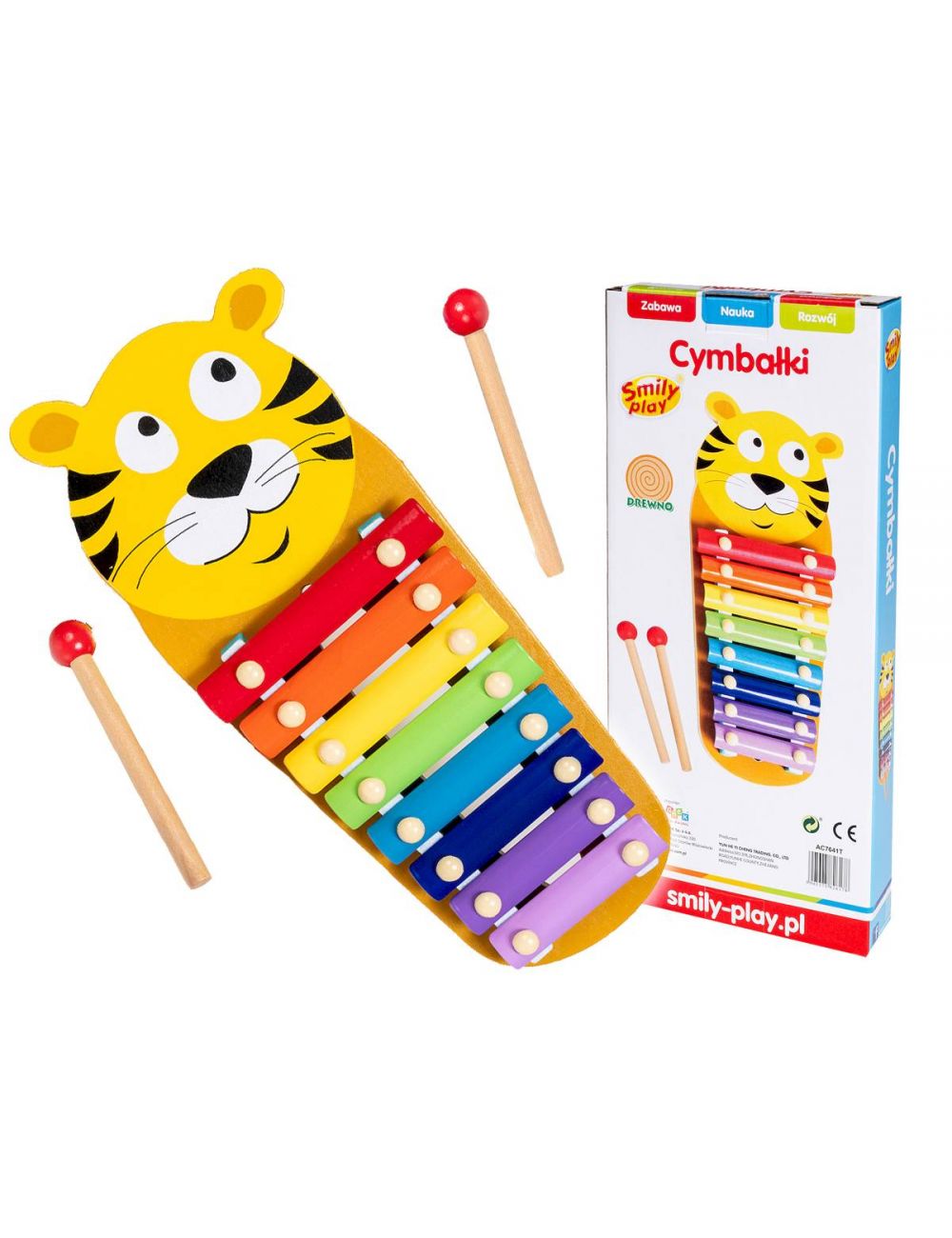 Smily play cymbałki tygrys