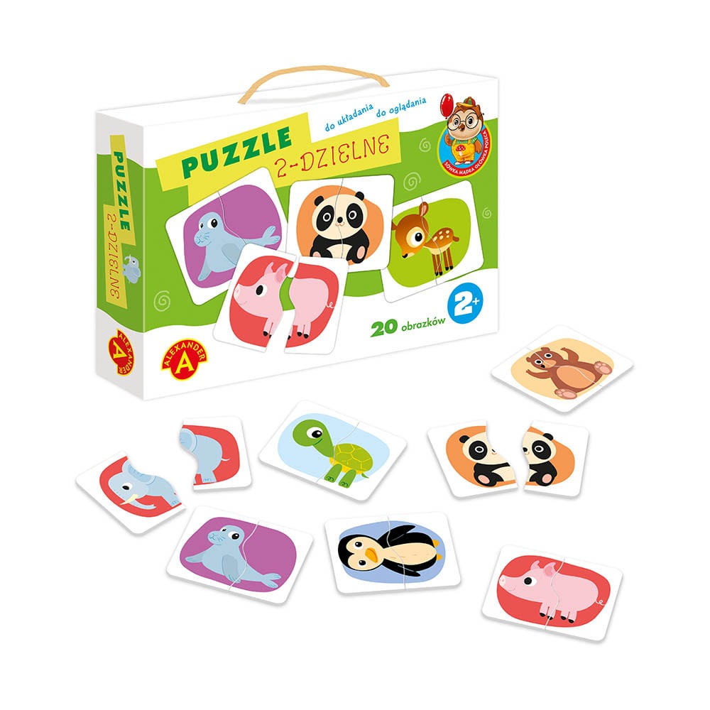 Puzzle 2 dzielne - Sówka Mądra Główka 18240