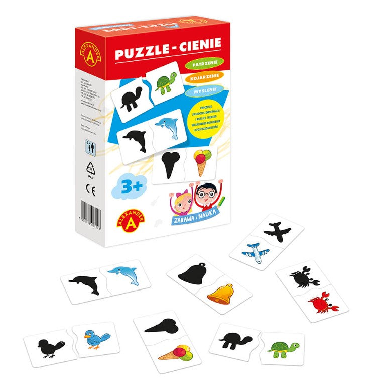 Puzzle cienie - zabawa i nauka 18295