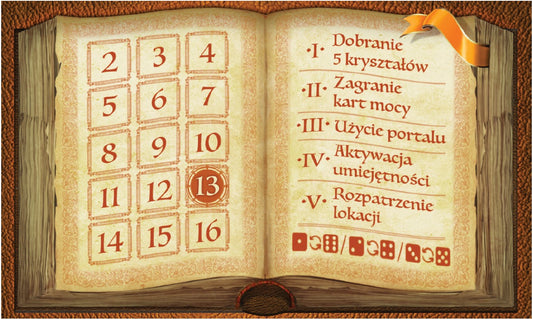 Gra planszowa księga czarów