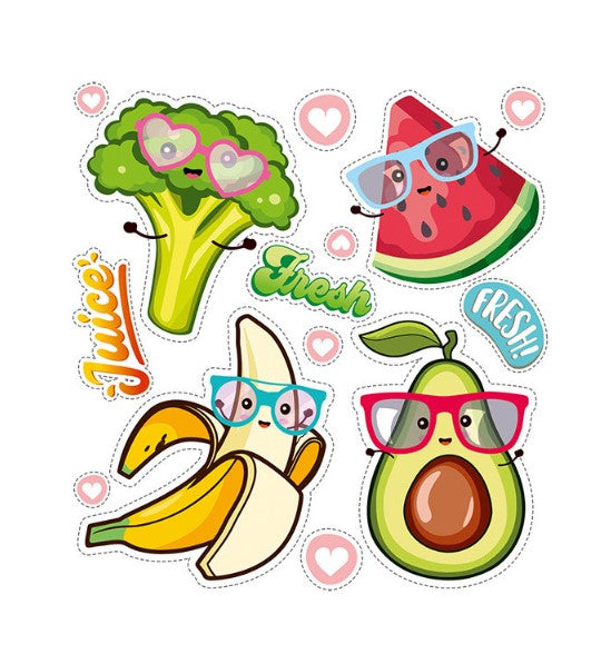 WIKORIA Naplamki DTF 15x20 DM-39 Fruits 30507