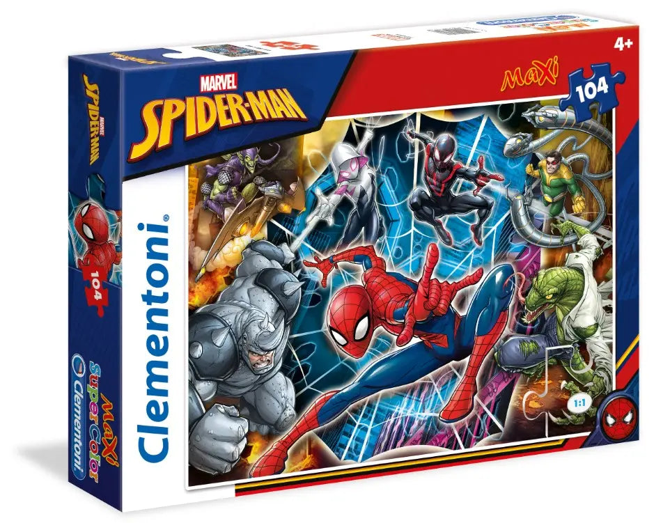 Puzzle 104 maxi Super Kolor Spiderman
