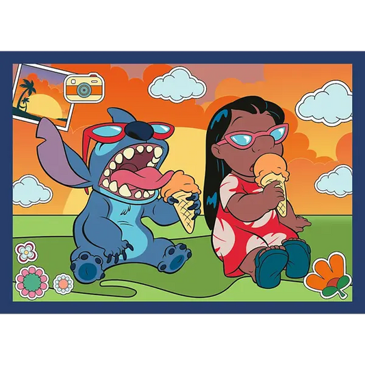 PUZZLE 4x88 PremPlus Kids Kosmiczny Stitch 34699