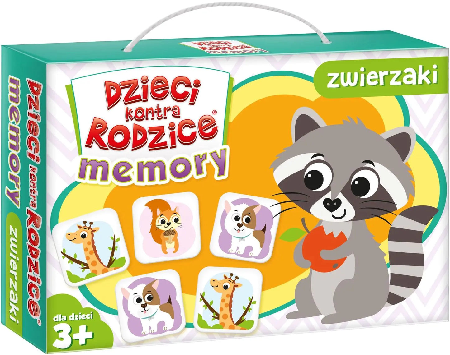 Dzieci kontra rodzice gra Memory zwierzaki 71373
