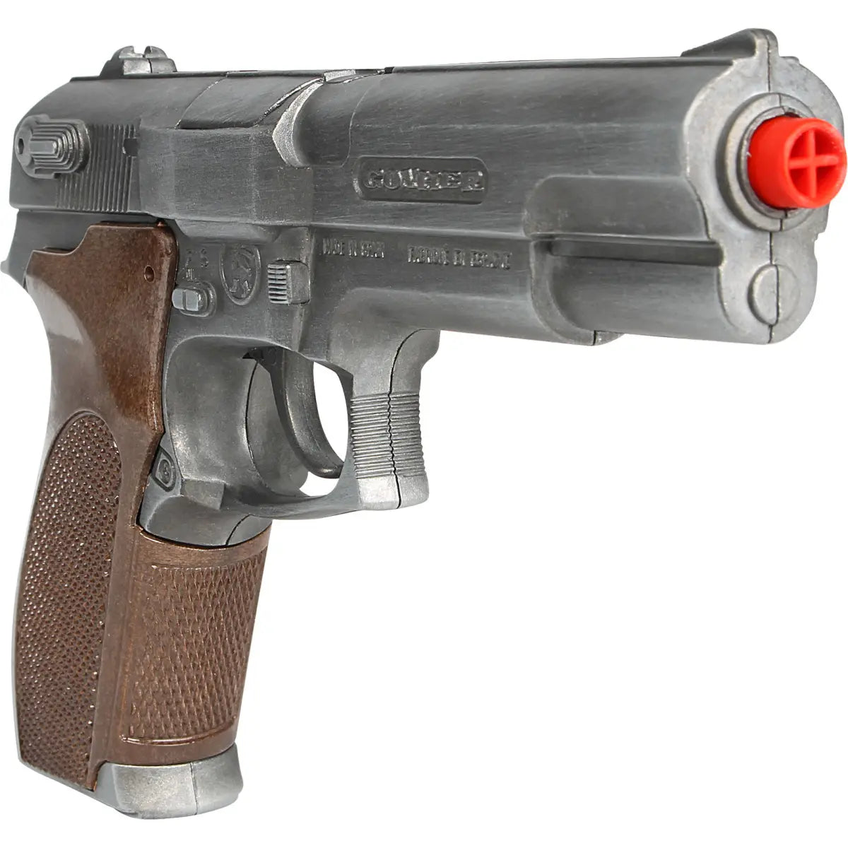 Pistolet metalowy policjanta 8 naboi