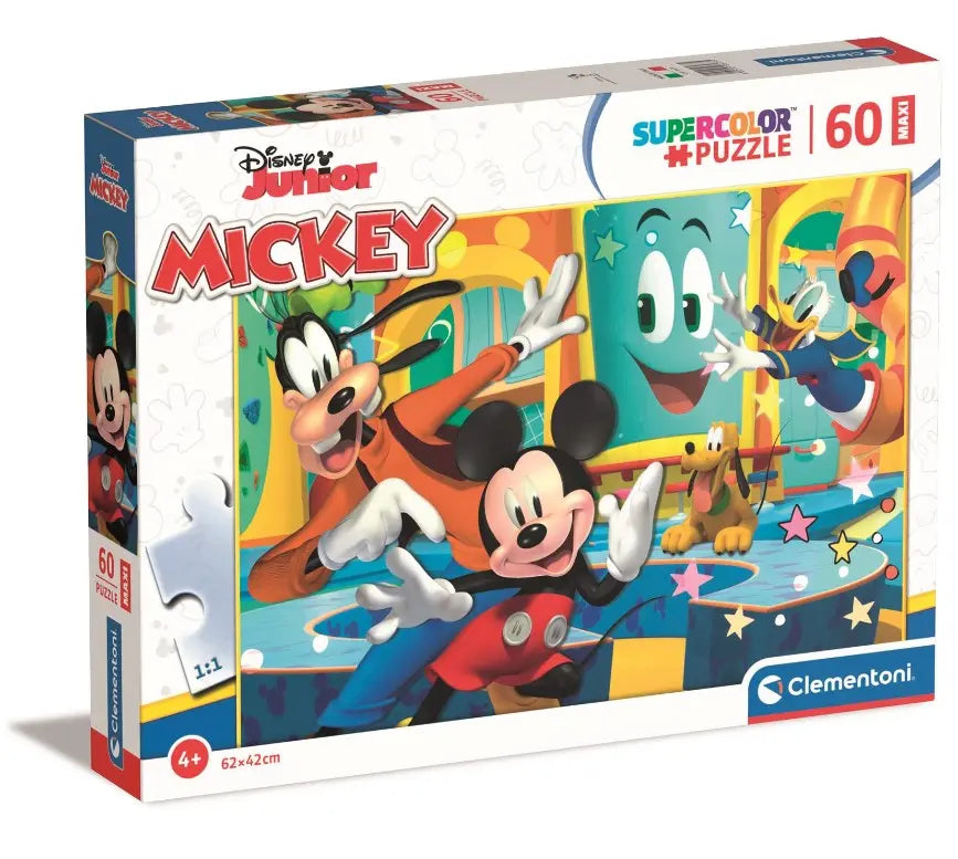 Puzzle 60 maxi Super Kolor Mickey