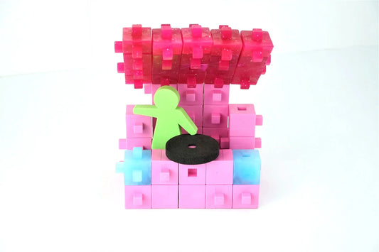 Kubiki pinky klocki