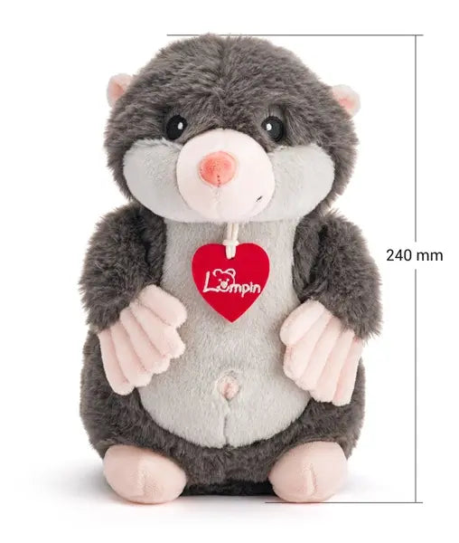 WOODYLAND LUMPIN Krecik Piotruś szary 25cm 42381
