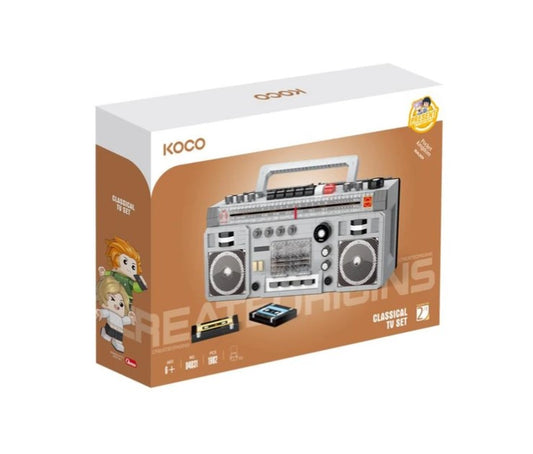 Klocki koco radio retro 1982 elementy