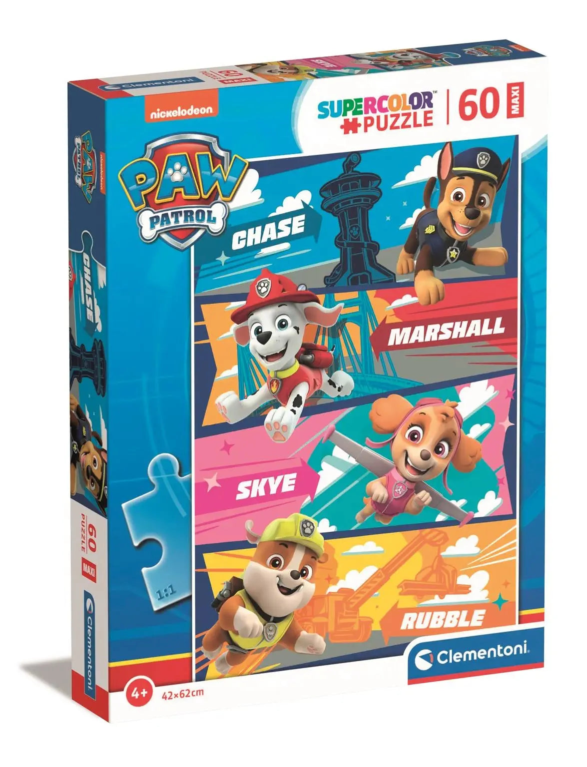 Puzzle 60 maxi Super Kolor Psi Patrol