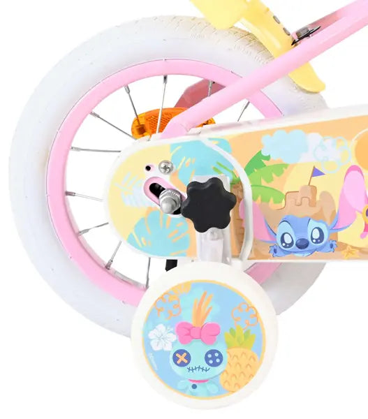 Rowerek 12 cali Stitch różowy
