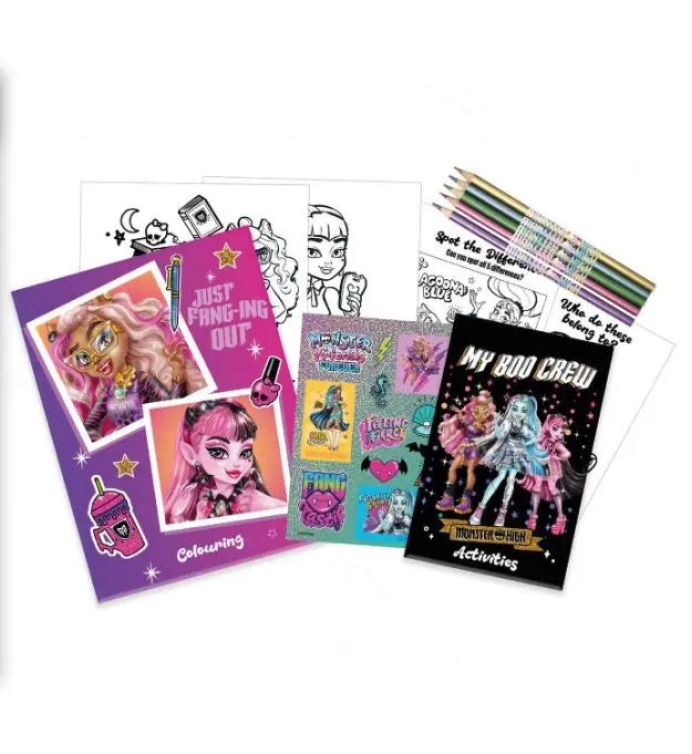 Monster high zestaw do kolorowania