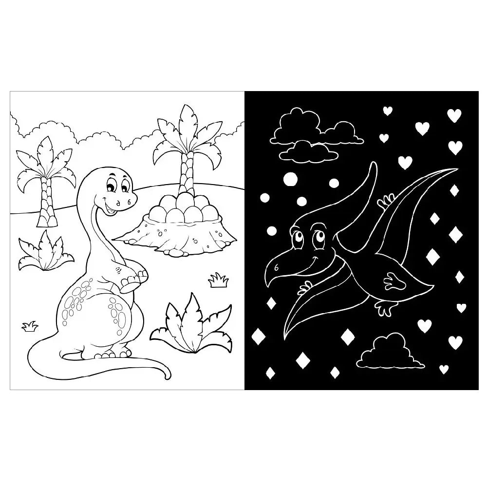 Lubię dinozaury neon moc koloru