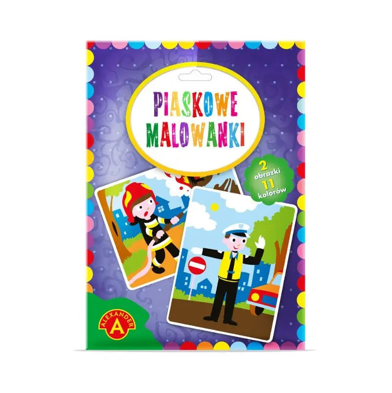Piaskowe malowanki - Policjant,Strażak 20939