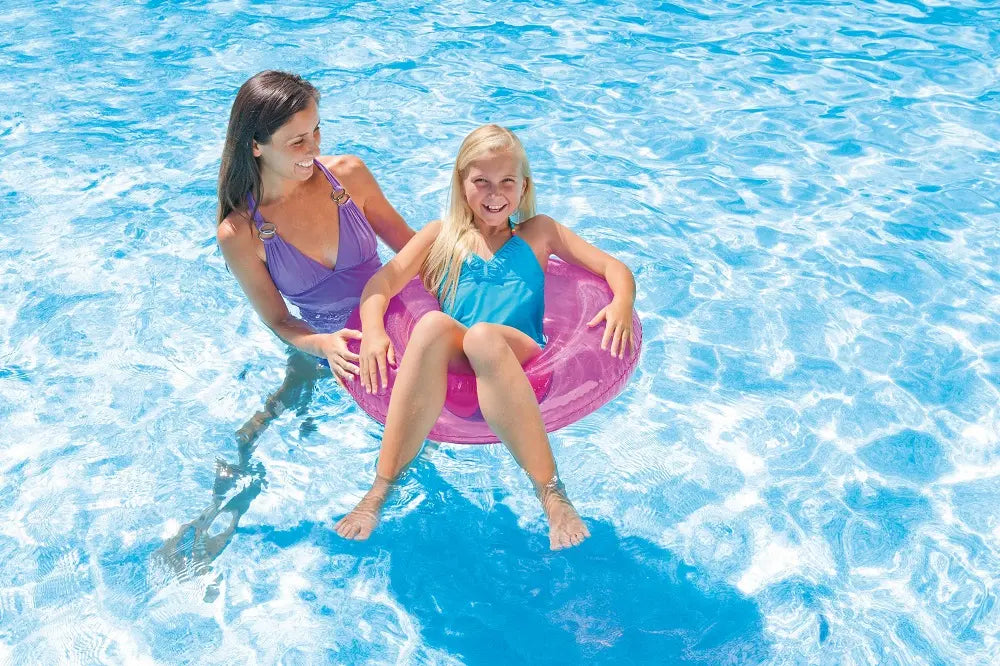 INTEX Kółko do pływania transparentne 76 cm 3 kolory 59260