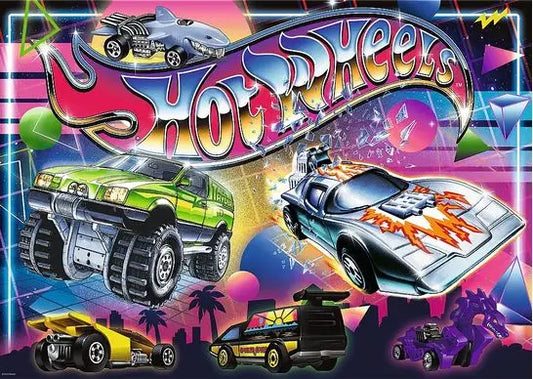 Puzzle 500 Hot Wheels Lata 80 - te