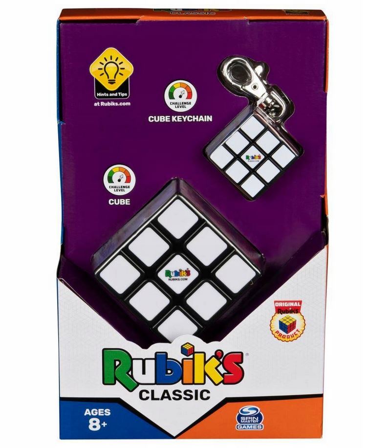 Rubiks kostka rubika classic 3x3 + brelok