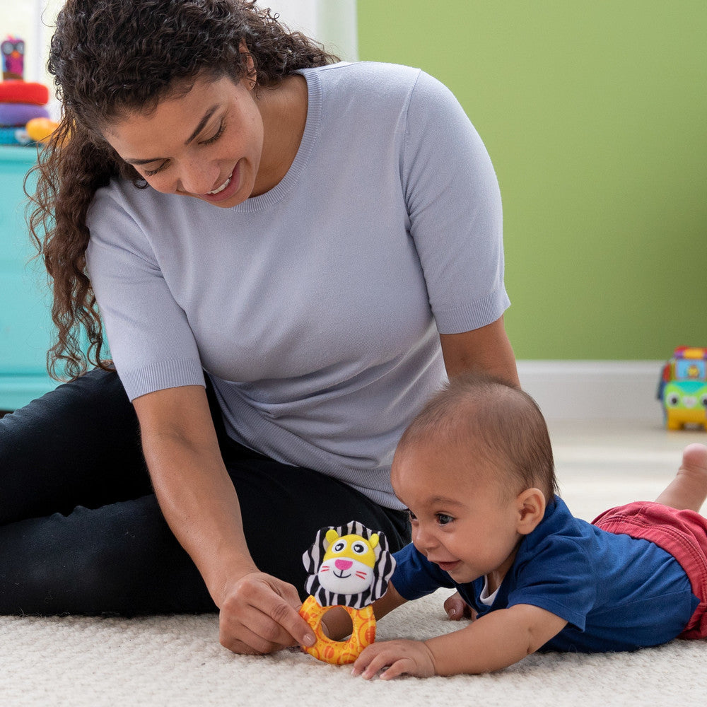 TOMY Lamaze pluszowa grzechotka Lew L27189