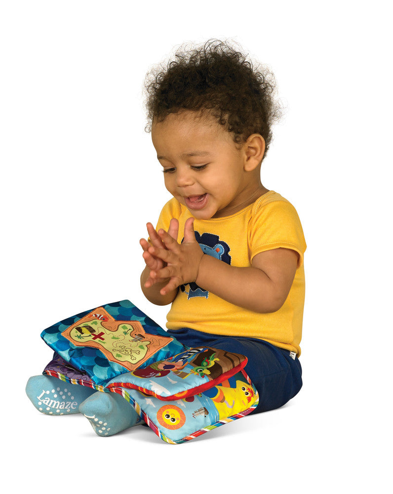 TOMY Lamaze materiałowa książeczka pirata LC27915