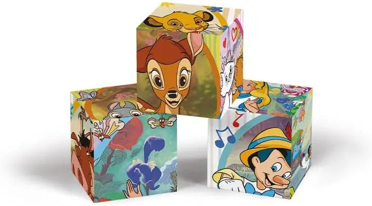 Cubi klocki 12 disney classic