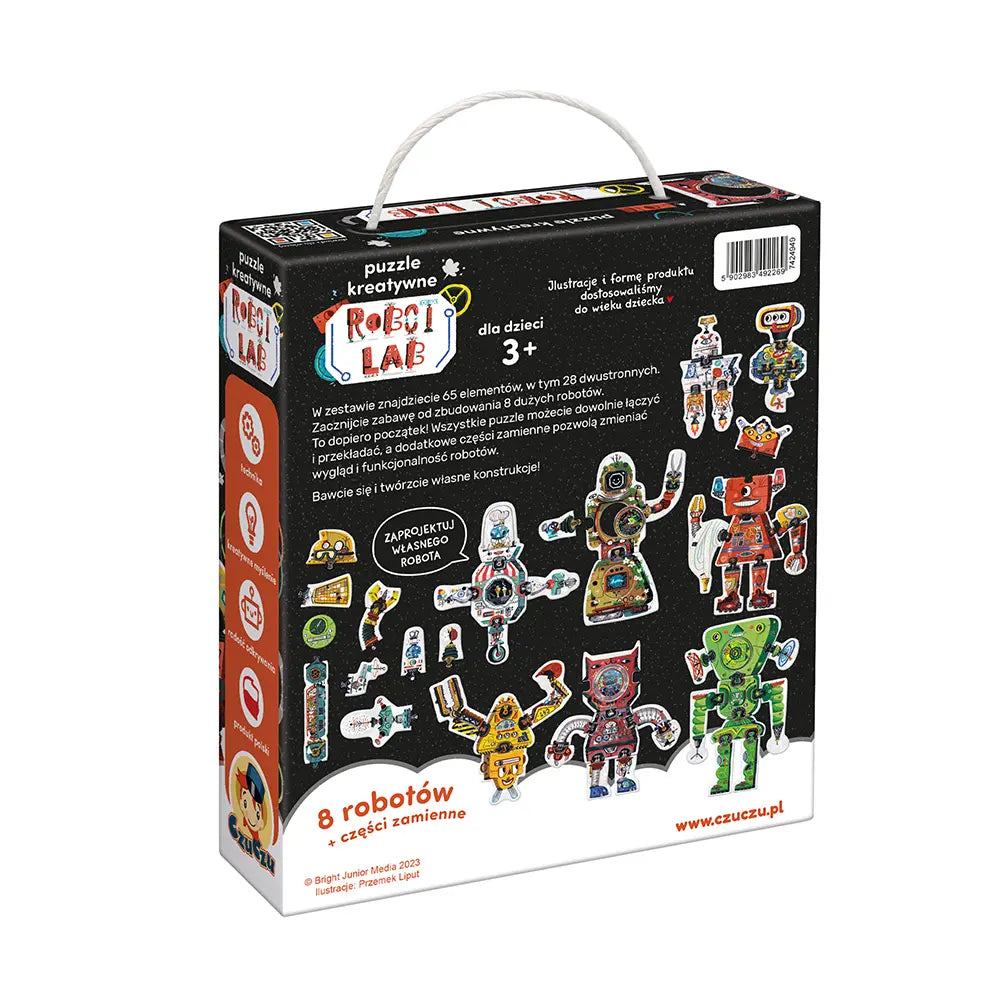 CzuCzu Puzzle kreatywne Robot Lab 3+