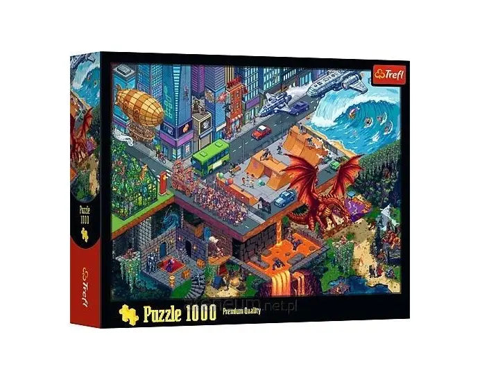 PUZZLE 1000 Miasto Pixel 10986