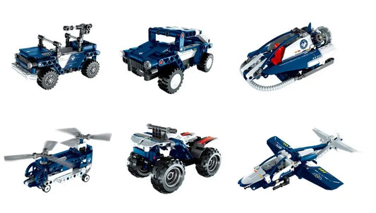 Klocki - policja w kuli - mix
