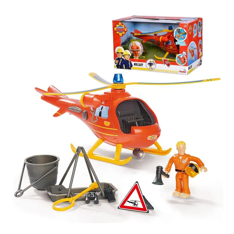 Strażak Sam helikopter Wallaby z figurką