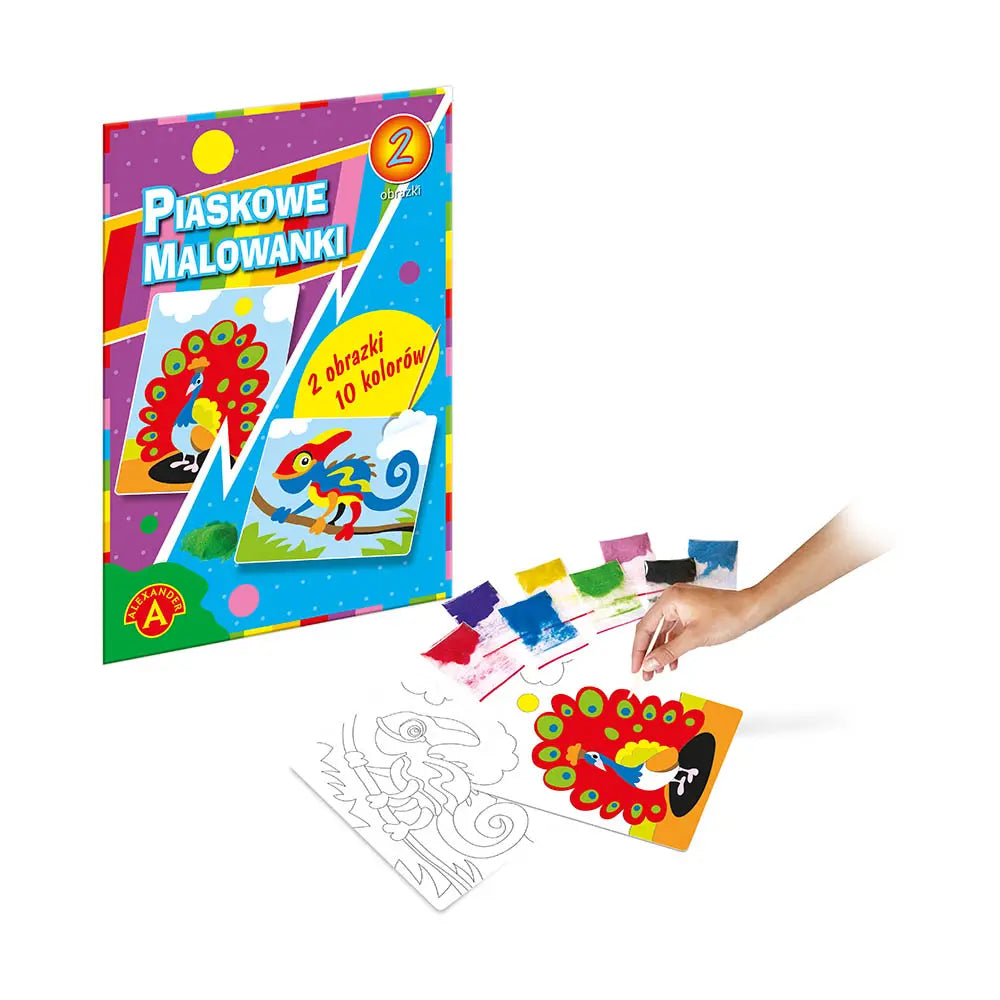 Piaskowa malowanka-kameleon, paw 1399