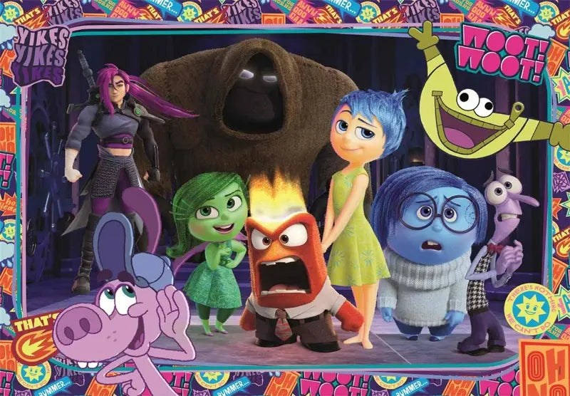 Puzzle 104 SuperKolor Inside Out 2