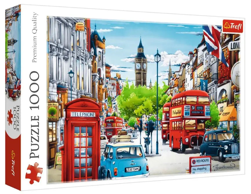 Puzzle 1000 ulica londynu