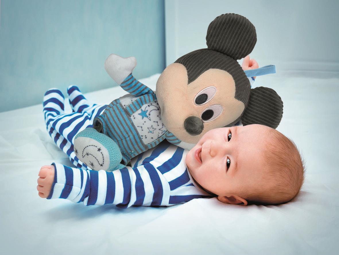 CLE BABY DISNEY Uspok.maskotka mały Miki 17394
