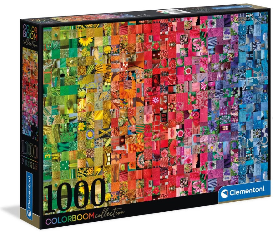 Puzzle 1000 color boom collage