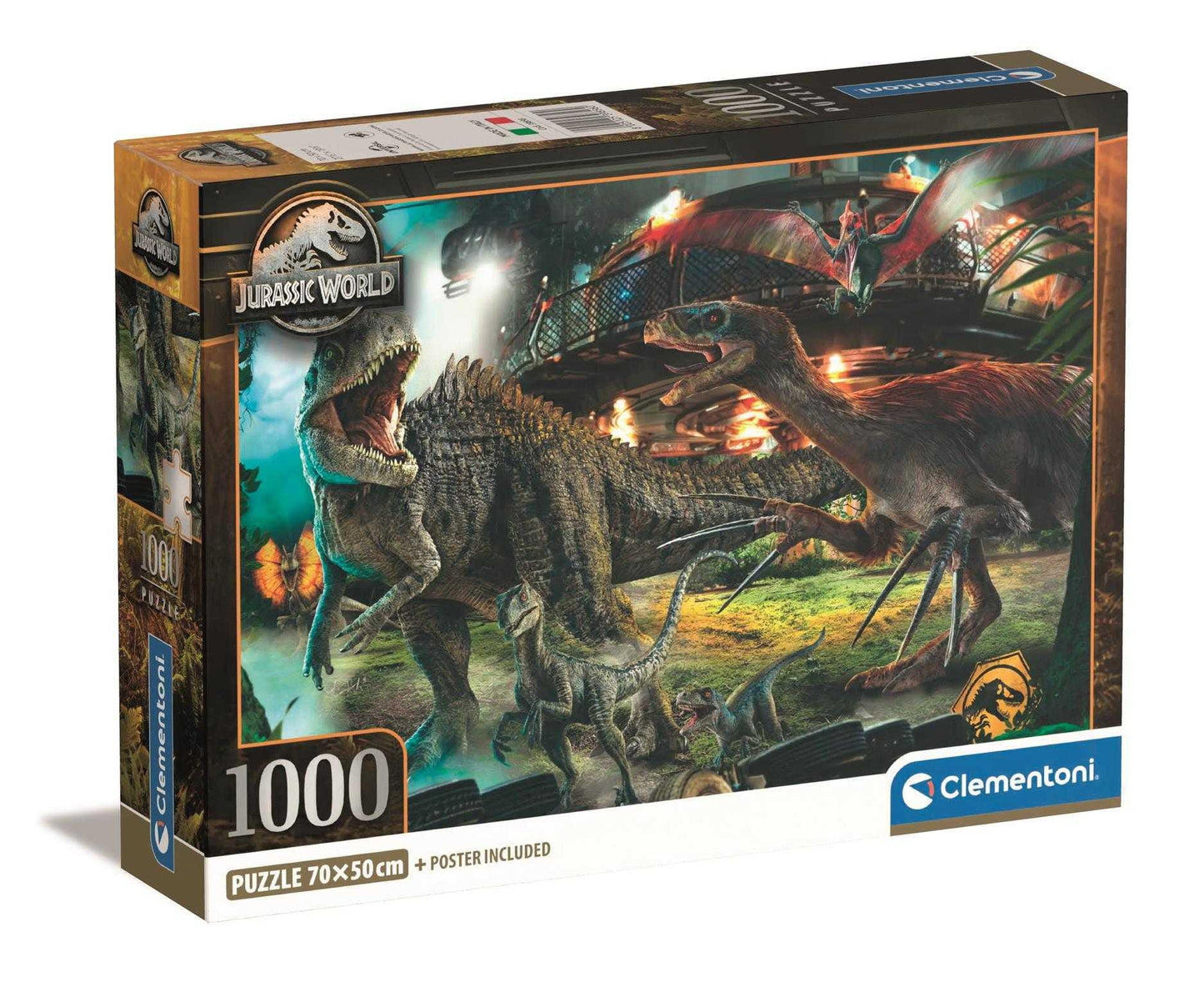 CLE puzzle 1000 Compact Jurassic World 39856