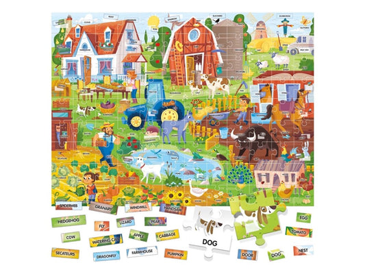 HEADU Easy English 100 słów farma 4-8 20997