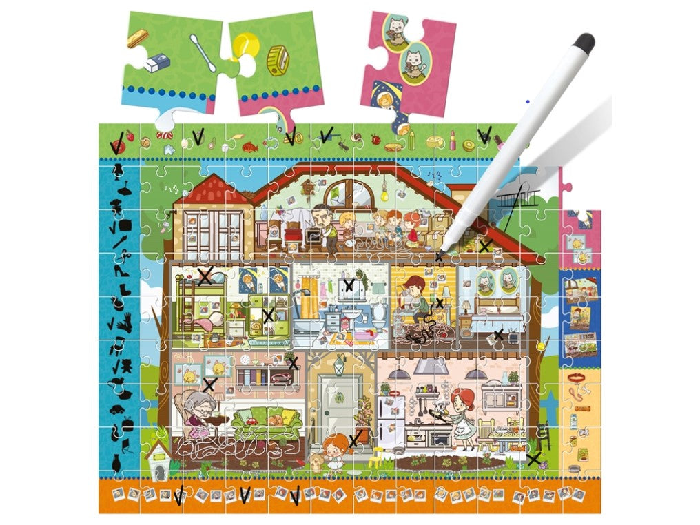HEADU Puzzle trening umysłu 108el 4-8 21154