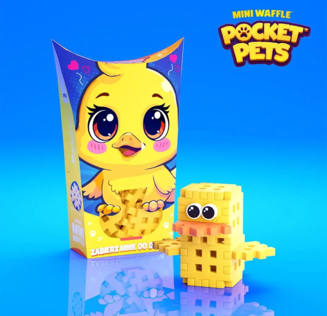 Klocki wafle mini pocket pets kaczka