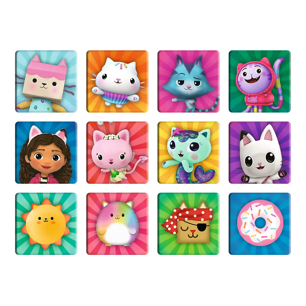 Puzzle 2w1+memos gabi z kocim przyjacielem