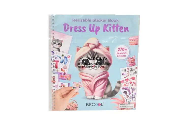STNUX Sticker Book Dress Up Kitten A002649 45565