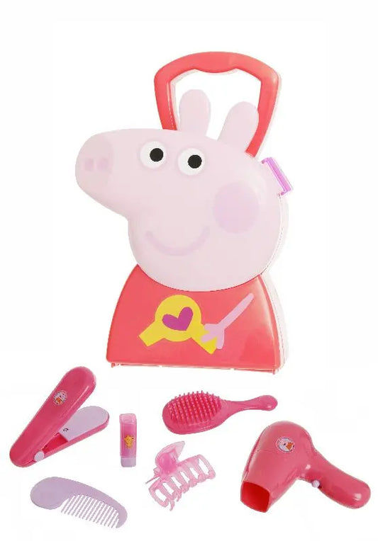 Walizeczka świnka peppa zestaw fryzjerski