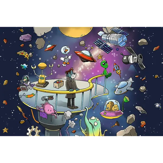 PUZZLE 100 UFT Bert in Space 16545