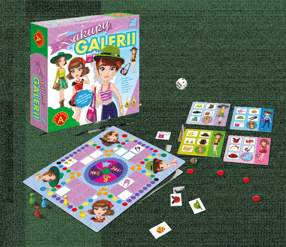 Zakupy w galerii - gra planszowa 2202
