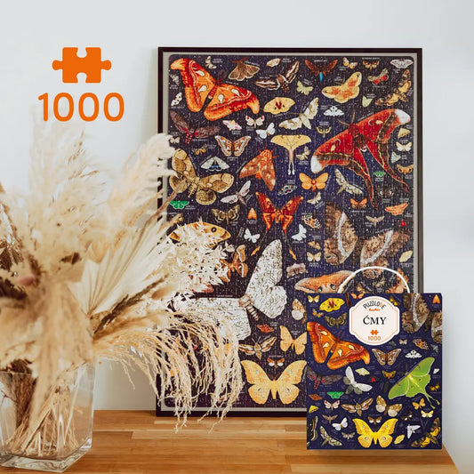 Puzzlove ćmy 1000 el puzzle rodzinne