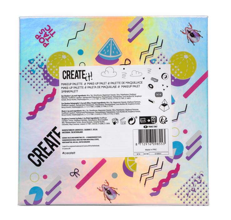CREATE IT! make-up paleta z cieniami 84188 /8